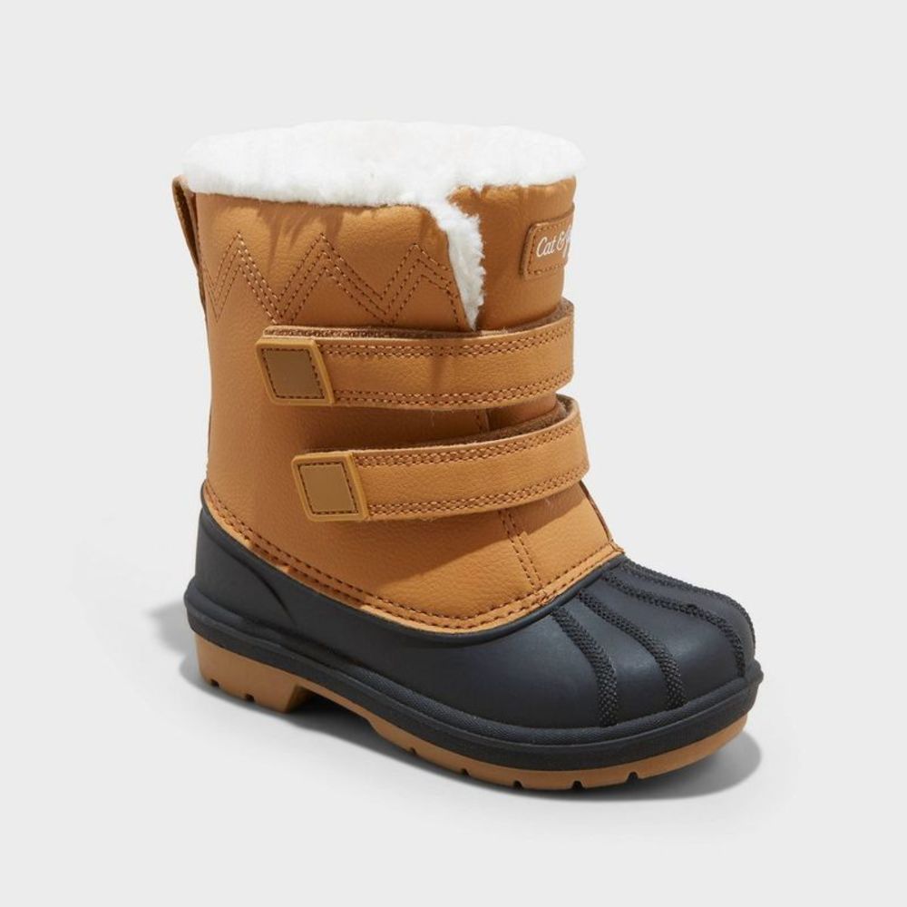Toddler Denver Winter Boots - Cat & Jack Cognac 5